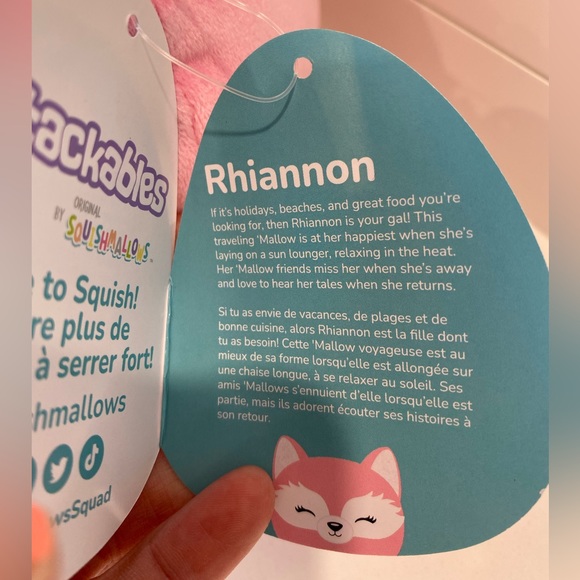 Rhiannon the Fox Squishmallows Stackables 8’ - Picture 2 of 3